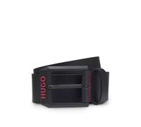 HUGO Gelio-b-Red_sz40 10207222 02 Cinturón, Black 001, 90 Hombres