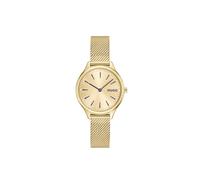 HUGO #Glossy reloj de acero en color dorado claro con acabado e indicadores de hora de cristal - Style#GLOSSY, 58858286 Tono plateado pcs.