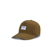 HUGO Gorra de sarga de algodón con etiqueta con logo - StyleMerk-PL-TS, 50544433 Caqui pcs.
