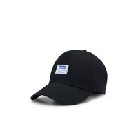 HUGO Gorra de sarga de algodón con etiqueta con logo - StyleMerk-PL-TS, 50544433 Negro pcs.