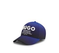HUGO Gorra de sarga de algodón con logo bordado en 3D - StyleMerk-Degradè, 50560345 Azul pcs.