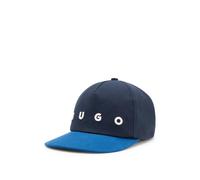 HUGO Gorra de sarga de algodón con logo bordado - StyleMoonstruck-CA, 50566174 Azul pcs.