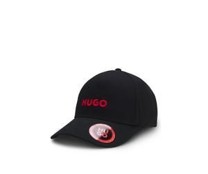 HUGO Gorra de sarga de algodón con logo - StyleJude, 50533410 Negro pcs.