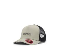 HUGO Gorra de sarga de algodón con paneles de malla - StyleMarsel-Trucker, 50535942 Cal pcs.