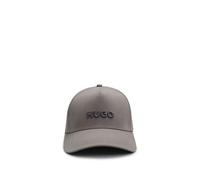 HUGO Gorra de sarga de algodón con logo - StyleJude, 50533410 Gris oscuro pcs.