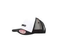 HUGO Gorra de sarga de algodón con paneles de malla - StyleMarsel-Trucker, 50535942 Blanco pcs.