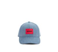 HUGO Gorra para niños en denim con insignia de logo de goma - StyleG00318/Z0952, G00318 Azul 58