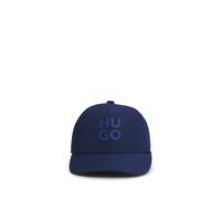 HUGO Gorra para niños en tejido arrugado con logo apilado - StyleG00314/84N52, G00314 Azul oscuro 52