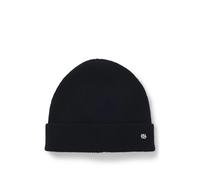 HUGO Gorro de punto de cashmere con detalle de logo - StyleXamiroh, 50551731 Negro pcs.