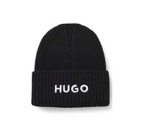 HUGO Gorro de punto para niños con logo bordado - StyleG00545/09BT2, G00545 Negro 52
