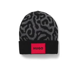 HUGO Gorro de punto para niños con motivo de guepardo tejido en jacquard - StyleG00293/09BT2, G00293 Fantasía 52