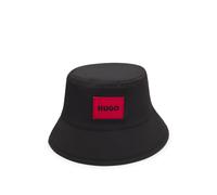 HUGO Gorro reversible estilo pescador para niños con detalles de logo - StyleG00549/09B56, G00549 Negro 52