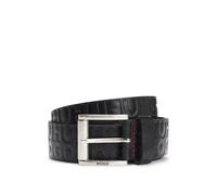 HUGO Granger-Deb_sz35 Cinturones, Negro, 90 Hombres