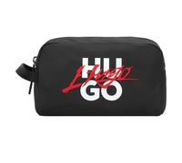 Hugo Handwritten Bolsa de aseo 24 cm negro