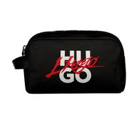 Hugo Handwritten Bolsa de aseo 24 cm negro