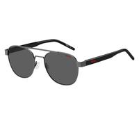 HUGO HG 1196/S Gafas, Matte Dark Ruthenium, 54 para Hombre