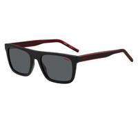 HUGO HG 1297/S Gafas de Sol, Black Red, 54 Unisex Adulto
