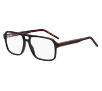 HUGO HG 1299 Gafas, Black Red, 55 para Hombre