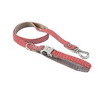 HUGO & HUDSON Correa para Perros con asa Acolchada, Correa de Entrenamiento, Estrella Roja, 120 x 1,5 cm