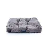 HUGO & HUDSON SCBED1004-L - Cama Plana Acolchada (tamaño Grande), Color Gris
