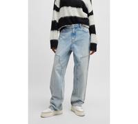 HUGO Jeans baggy fit de denim rígido azul - StyleGetara_2_B, 50531711 Celeste 27/30