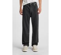 HUGO Jeans baggy fit en denim negro con logotipo desteñido - StyleNate, 50547152 Gris oscuro 33/32