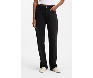 HUGO Jeans de corte recto en denim elástico negro - StyleElyah_B, 50520606 Negro 26/30
