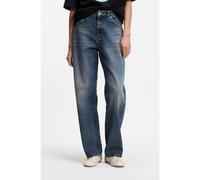 HUGO Jeans loose fit de pernera ancha en algodón rígido - StyleLeni_S_B, 50564951 Azul 29/32