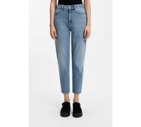HUGO Jeans mom fit en denim elástico azul con grabado en el bolsillo - StyleGarlene, 50556442 Celeste 27/30