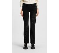 HUGO Jeans slim fit en denim con eslogan de logo en pedrería - StyleGamera_B, 50546333 Negro 29/34