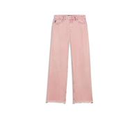HUGO Jeans loose fit en denim rosa con bajos deshilachados - StyleGamala_2_B, 50554725 Rosa claro 27/32