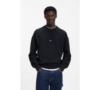 HUGO Jersey de punto de algodón con insignia de logo azul - StyleSan Casey-C1, 50553601 Azul oscuro XL