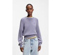 HUGO Jersey de punto de algodón con logo Happy HUGO - StyleSlipery_B, 50554206 Lila M