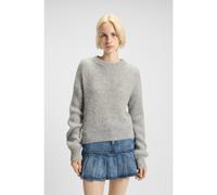 HUGO Jersey de punto relaxed fit con insignia Happy HUGO - StyleSlogerynna_B, 50548138 Gris claro XXL
