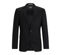 Hugo- Jersey Elegante de 100% Lana- Suits- Hombre- Negro- L- Jersey Elegante de 100% Lana