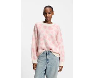 HUGO Jersey oversize fit con corazón de jacquard - StyleSallyna_B, 50555441 Rosa estampado L