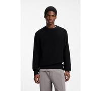HUGO Jersey relaxed fit de algodón con mangas raglán - StyleSonnee, 50551398 Negro XXL