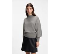 HUGO Jersey relaxed fit de punto con cuello medio - StyleSorellenio, 50569389 Gris S