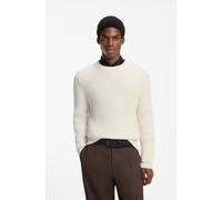 HUGO Jersey relaxed fit en canalé de algodón - StyleSribban, 50570249 Natural XL