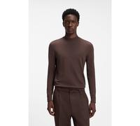 HUGO Jersey slim fit con cuello ceñido - StyleSan Marc-CV, 50546856 Marrón oscuro XL