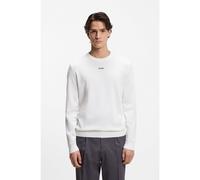 HUGO Jersey slim fit de algodón con detalle de logo - StyleSan Cassius-C2, 50553588 Blanco L