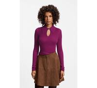 HUGO Jersey tipo polo de lana con cashmere - StyleSdropa, 50562687 Rosa oscuro S