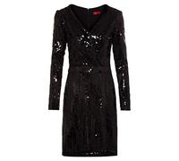 HUGO Kelias-1 10231335 01 Vestido, Negro1, 38 para Mujer