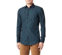 HUGO Kenno 505 Camisa, Dark Green 302, 40 para Hombre