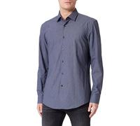 HUGO Kenno 505 Camisa, Navy 971, 43 para Hombre