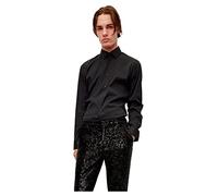 HUGO Kenno Camisa, Black1, 38 para Hombre
