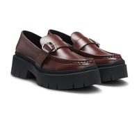 Hugo Kris Newloafer Brom, Mocasines Mujer, marrón Oscuro, 42 EU