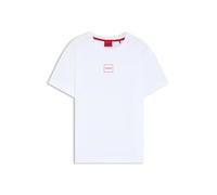 HUGO Laze T-Shirt 10261152 01 Ropa de Estar por casa_Camiseta, 101Natural, L para Hombre