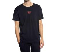 HUGO Laze T-Shirt Ropa de Estar por casa_Camiseta, Black1, S para Hombre