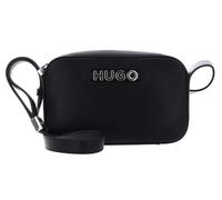 HUGO Mel 2.0 Crossb - Bolso cruzado con cremallera para mujer, Negro, 5 x 19.5 x 12 cm